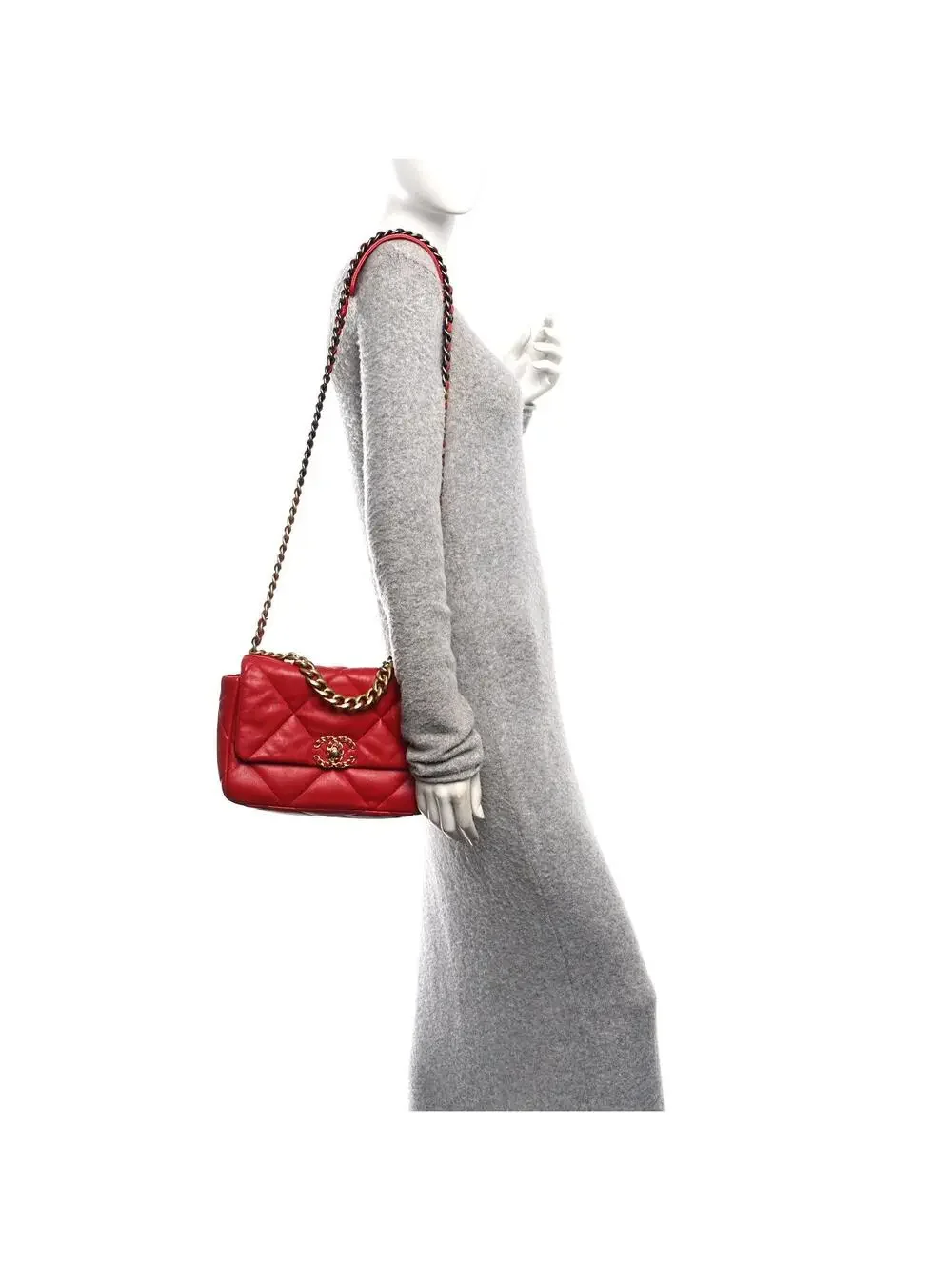 Lambskin Quilted Medium Chanel 19 Flap #358492C28B